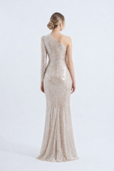 Valeria | Sequined Maxi Fishtail Dress