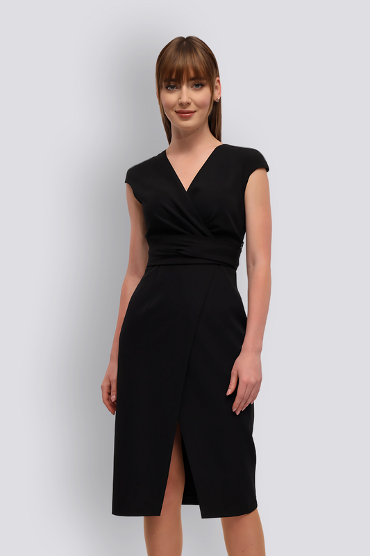 OLIVIA | Midi Kruvaze Elbise