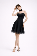 HOX'S Katia | Askılı Mini Kloş Elbise