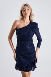 Cindy | Payetli Mini Slim Elbise