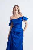 Cloe | Maxi Saten Elbise