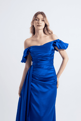 CLOE | Maxi Saten Elbise