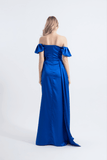Cloe | Maxi Saten Elbise