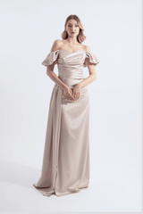 CLOE | Maxi Saten Elbise