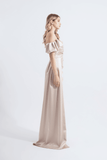 Cloe | Maxi Saten Elbise