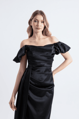 CLOE | Maxi Saten Elbise