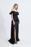 Cloe | Maxi Saten Elbise