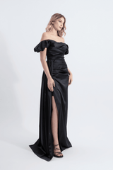 CLOE | Maxi Saten Elbise