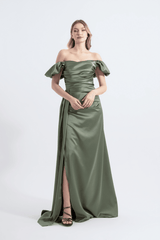 CLOE | Maxi Saten Elbise