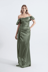 CLOE | Maxi Saten Elbise