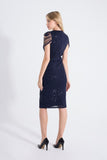 Carmen | Sequined Midi Pencil Evening Dress