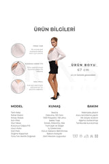İpeksi Dokulu Gizli Patlı Basic Gömlek Uzun Kollu - HOX'S