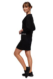 Şerit Detaylı Sweat Elbise - HOX'S