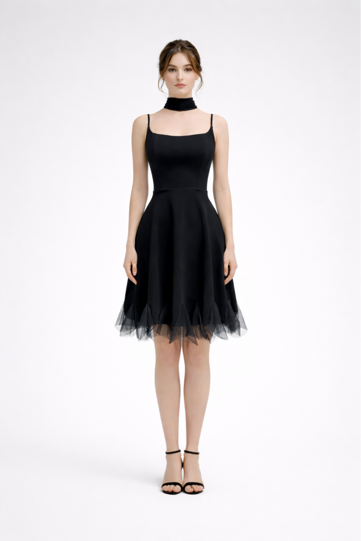 HOX'S Katia | Askılı Mini Kloş Elbise