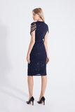 Carmen | Sequined Midi Pencil Evening Dress