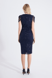 Carmen | Sequined Midi Pencil Evening Dress