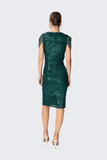 Carmen | Sequined Midi Pencil Evening Dress