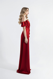 Cloe | Saten Maxi Straplez Abiye Elbise